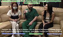 Doktor Tampa a sestra Stacy Shepard provádějí ponižující gynekologické vyšetření na stydlivé Blaire Celeste jako požadavek pro nové studenty na Tampě University. Podívejte se na celé video na Doctor-Tampa.com