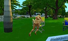 Блондинка-МИЛФ трахается в бассейне со своим изменяющим сводным сыном